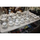 A quantity of Royal Doulton Larchmont patterned te