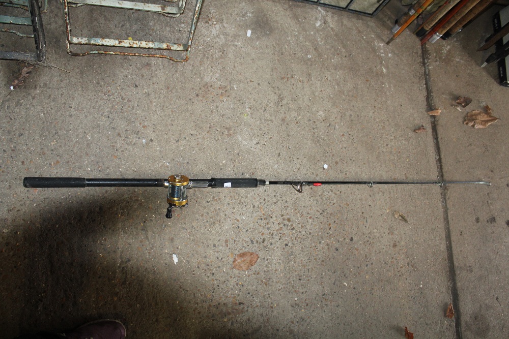 A boat fishing rod with Penn reel