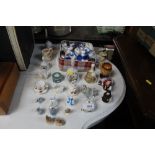 A small collection of various thimbles, bells and