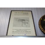 A framed and glazed Wolsey Art Gallery poster "The