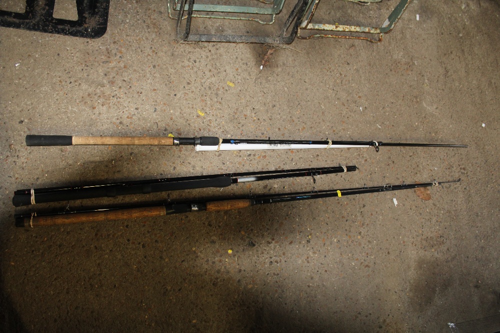 A quantity of fresh water fishing rods