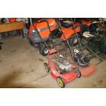 A Quatro petrol lawnmower