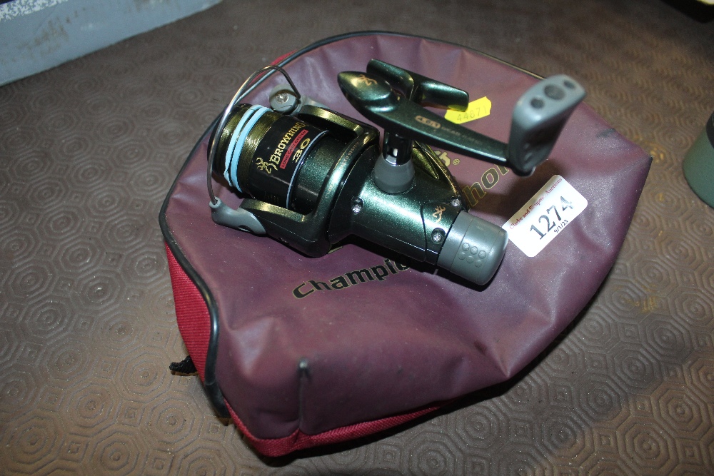 A Browning Maxum fishing reel