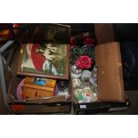 Two boxes of miscellaneous items.