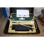 A Silver Reed 2600 portable typewriter