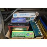 A box of various games