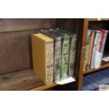 Folio Society Charles Darwin, four volumes (three