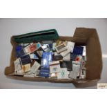 A small collection of miscellaneous match books, m