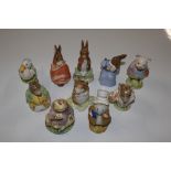 Ten various Beswick Beatrix Potter figures