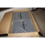 A box of as new Camel-Palace hoodies size XXL