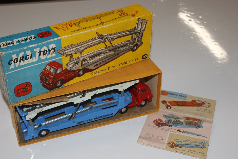 A Corgi "Carryimore" car transporter Model No.1101