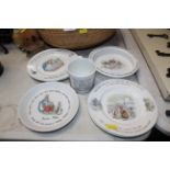 A collection of Wedgwood Beatrix Potter Peter Rab