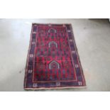 Approx. 4'6" x 2'8" Balochi rug