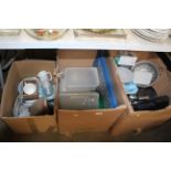 Three boxes of assorted sundries including various