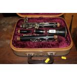 A Lafleur clarinet in fitted case