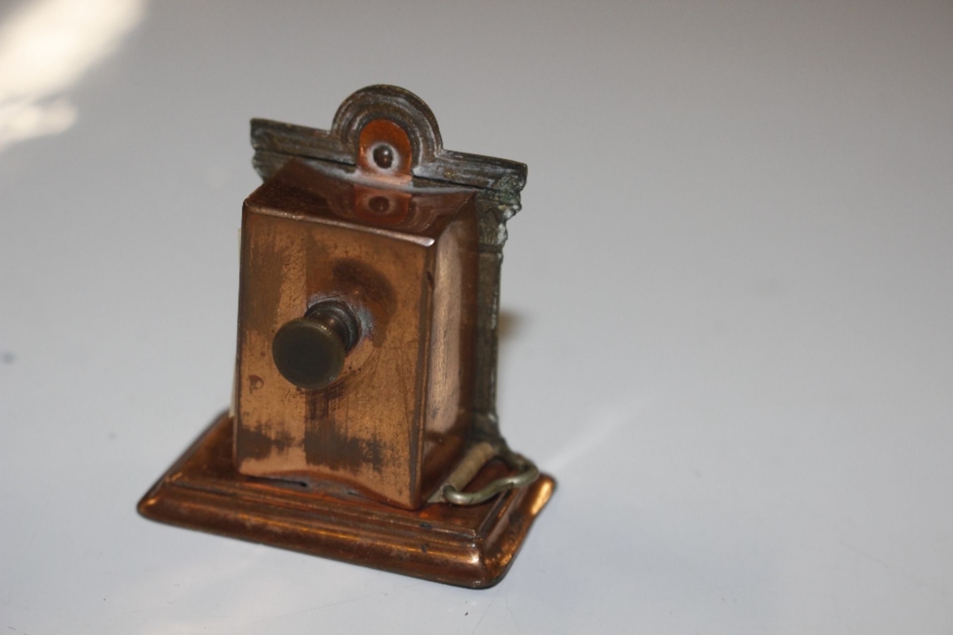 A copper and brass cased tape measure in the form - Image 2 of 4