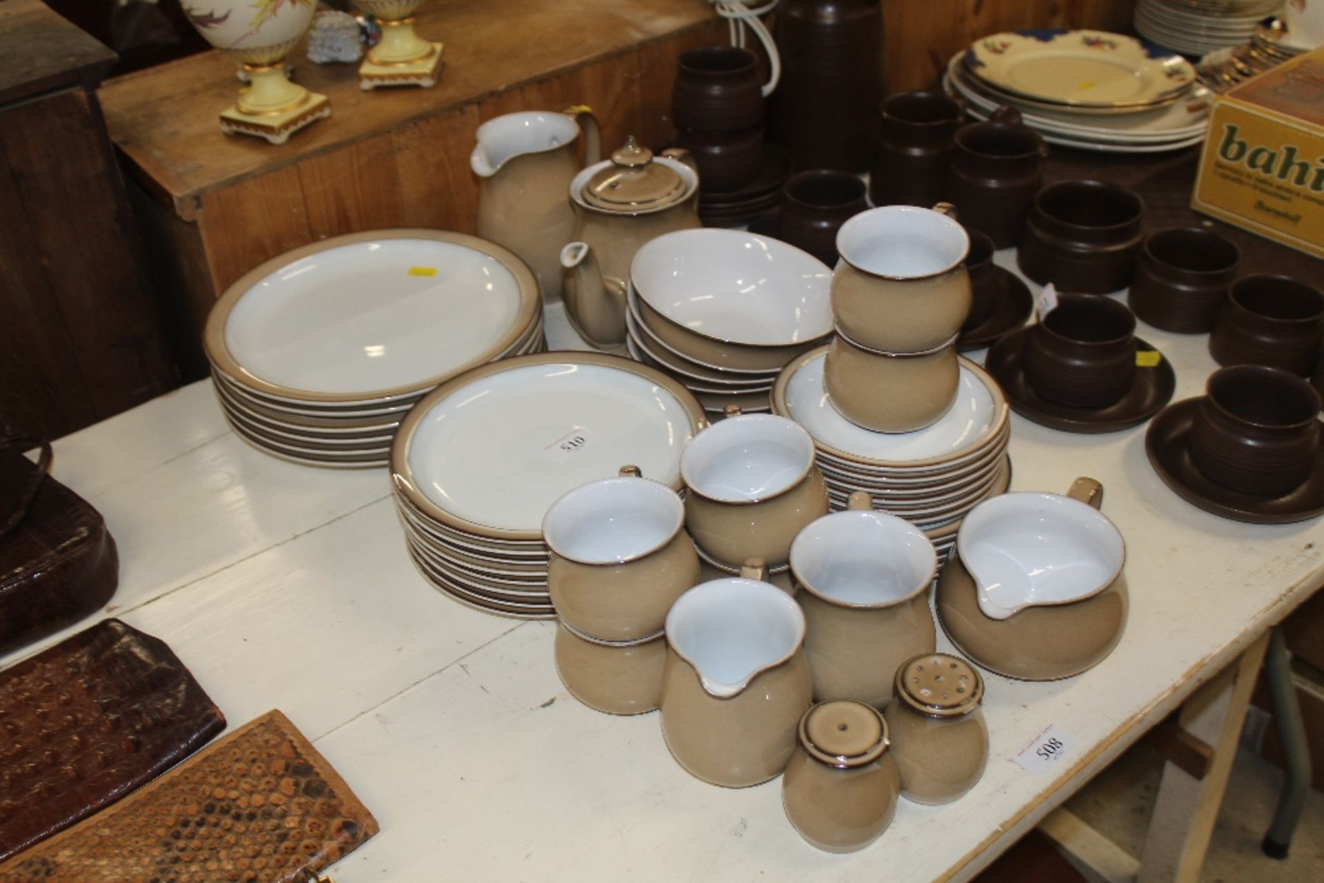 A quantity of Denby teaware and dinnerware