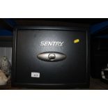 A Sentry safe and key