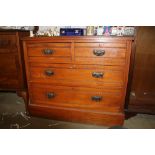 A chest fitted two short over two long drawers AF