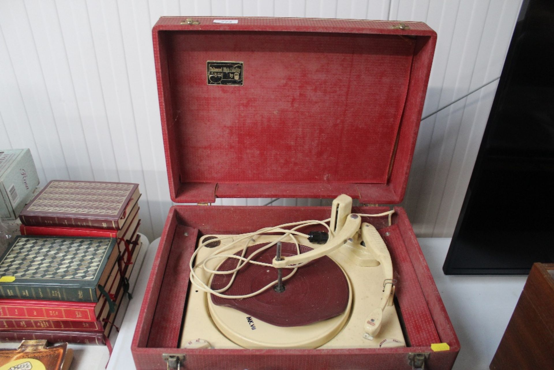 A Collaro record player, sold as collectors item