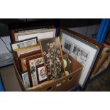 A box of pictures and prints