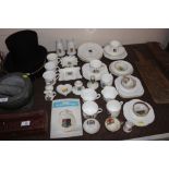 A quantity of various crested china; and a Goss an