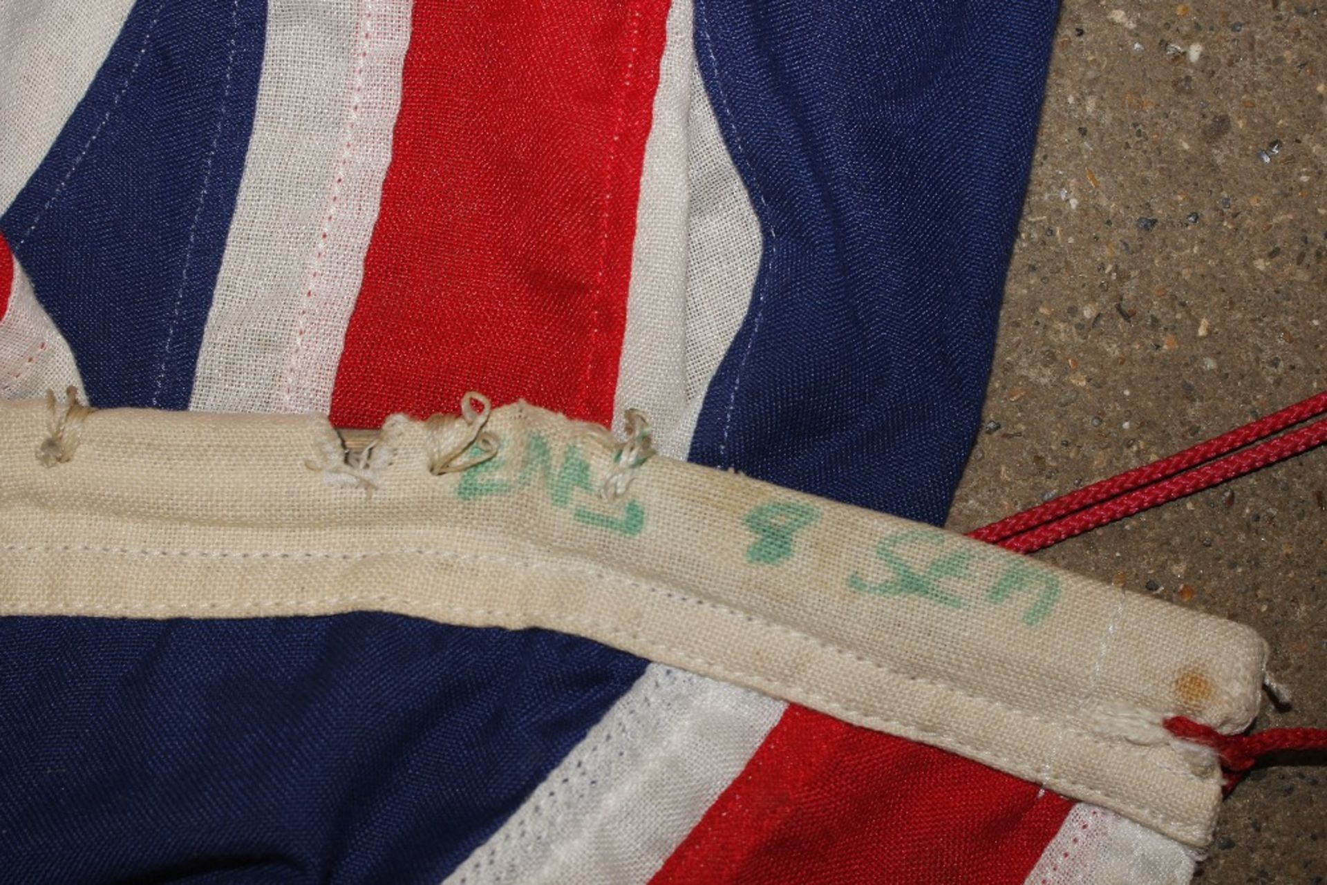 A large vintage Union Jack flag approx. 5' x 2'6" - Image 3 of 3