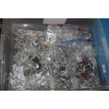 A box of mostly 23mm "Minifigs" War Game figures,