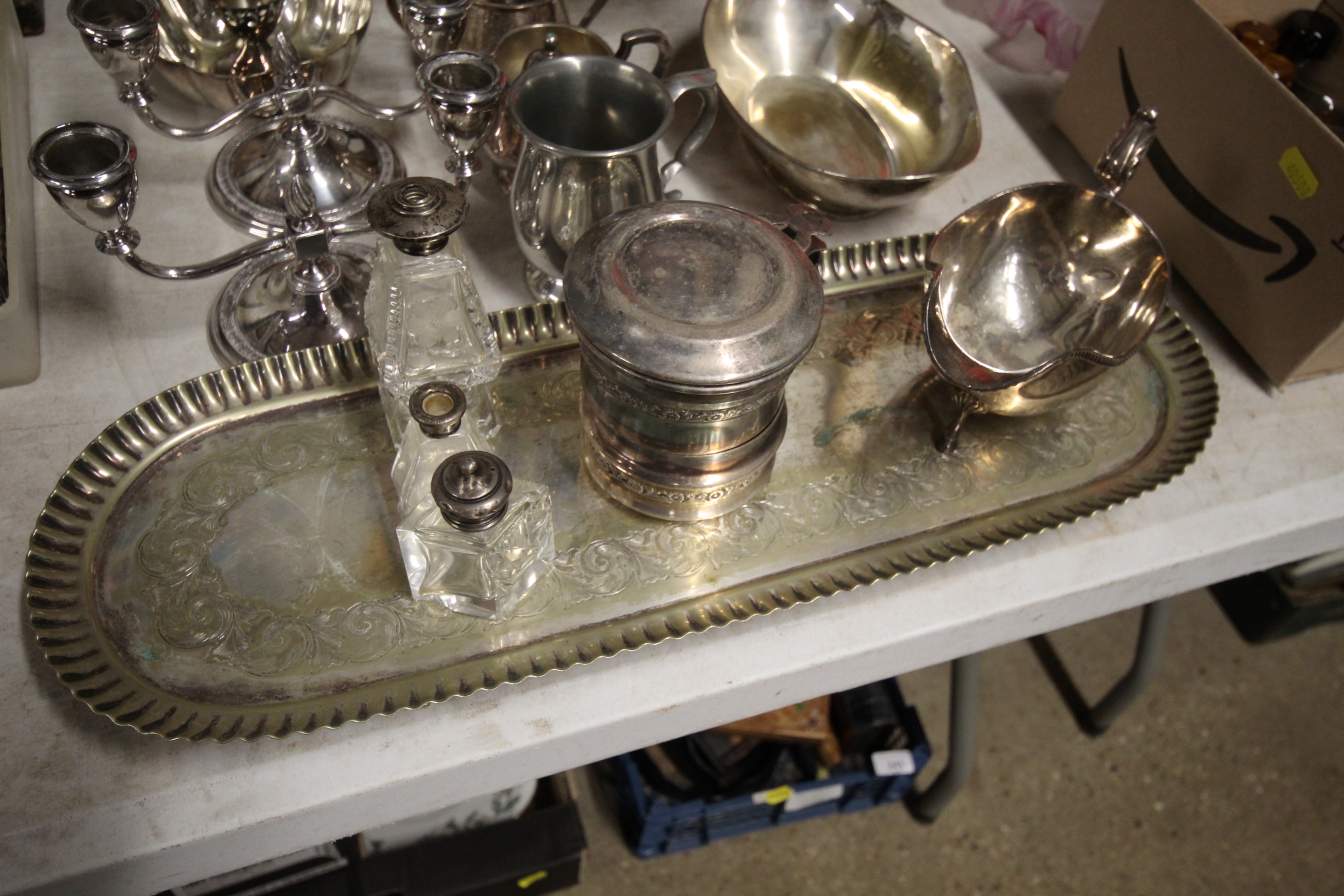 A quantity of various silver plated ware - Image 4 of 4