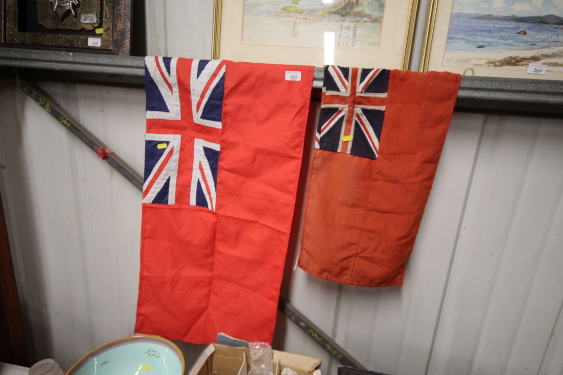 Two British Ensigns