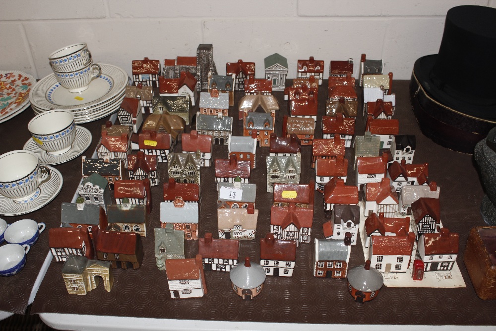 A collection of Mudlen model cottages collection w