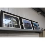 Three photographic prints of military aircraft