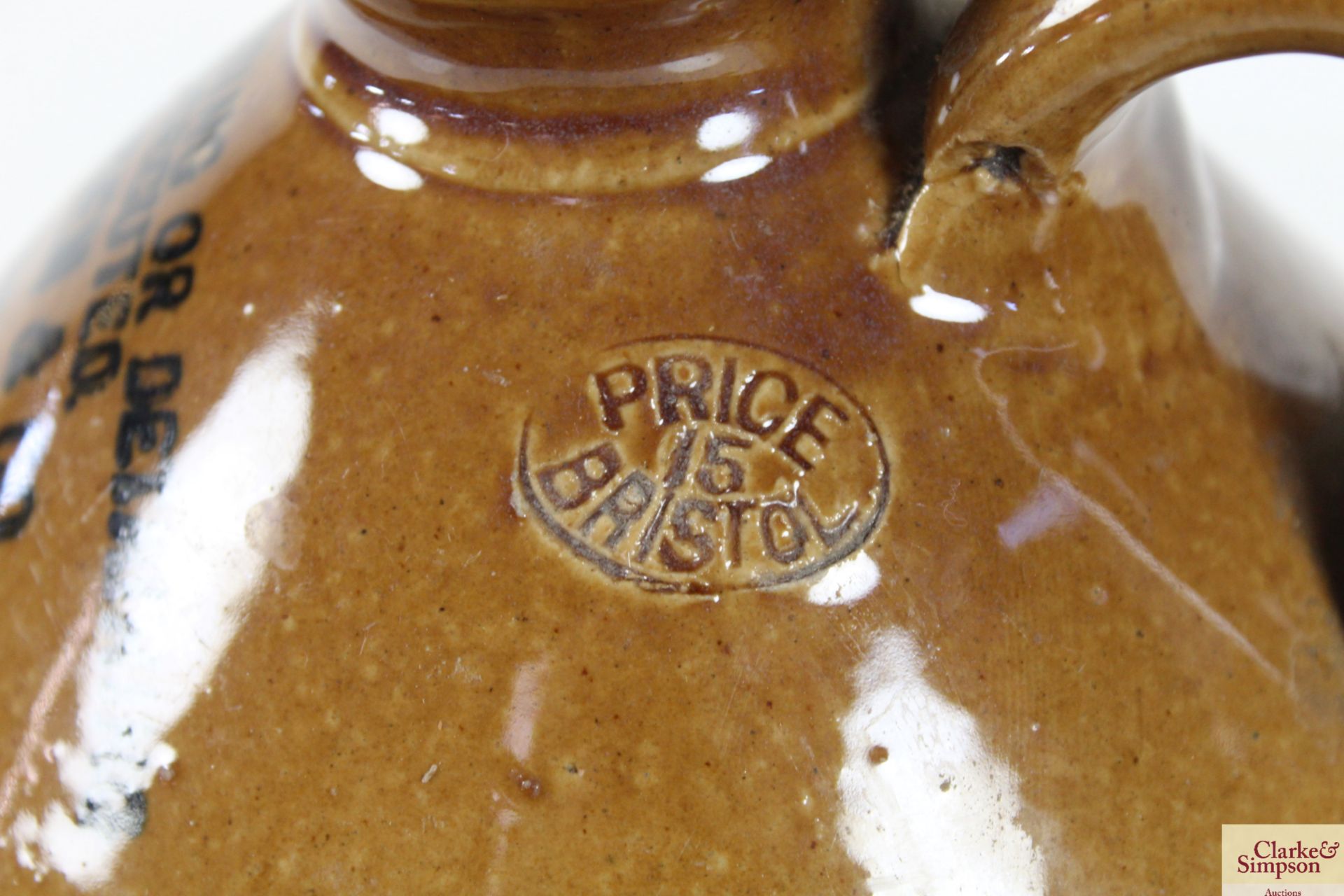 Two stoneware bottles named to Markham Arden & Co. Herb Beer Brewers of Old Palace Road Norwich - Image 5 of 6