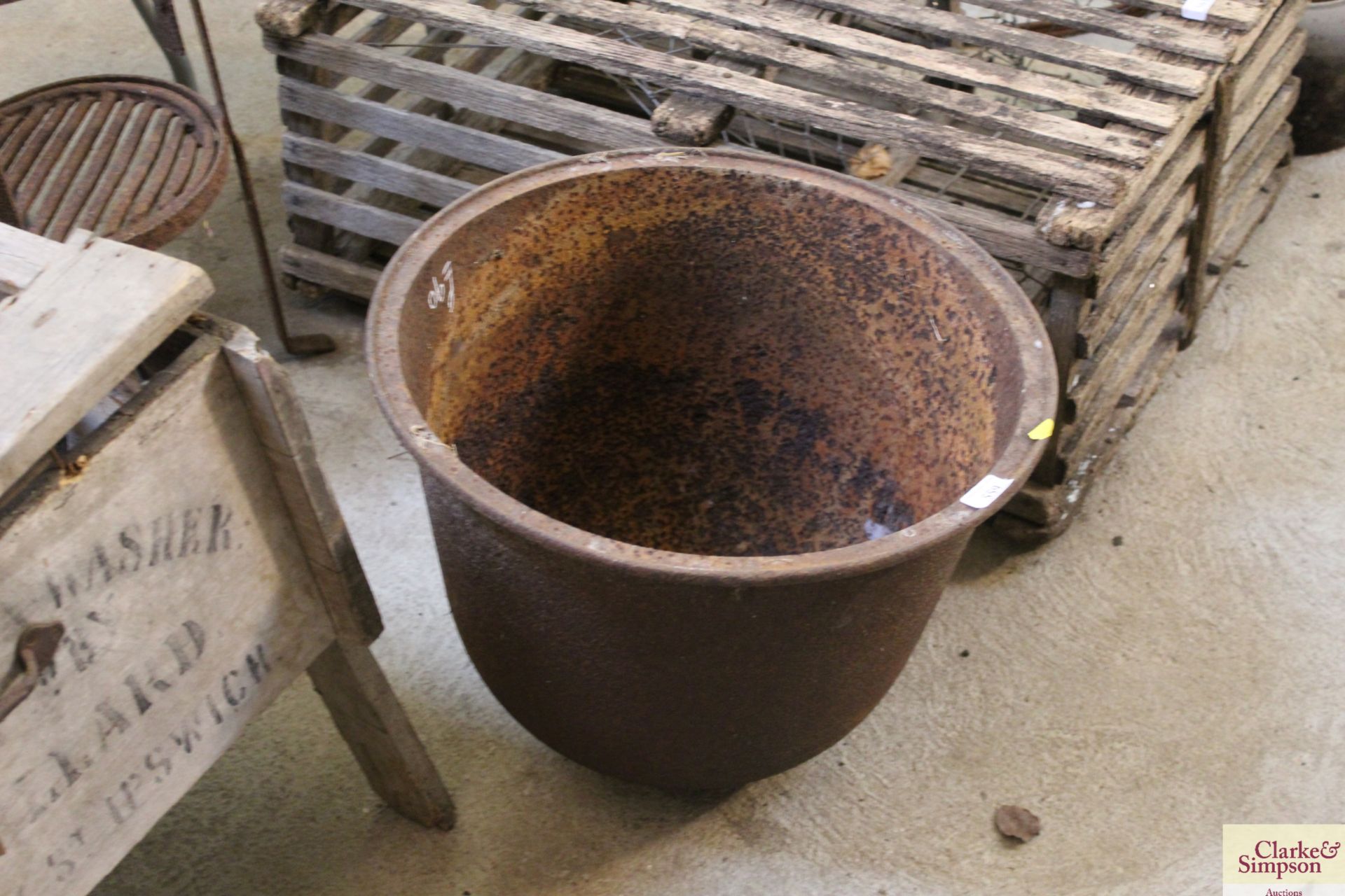 A cast iron copper