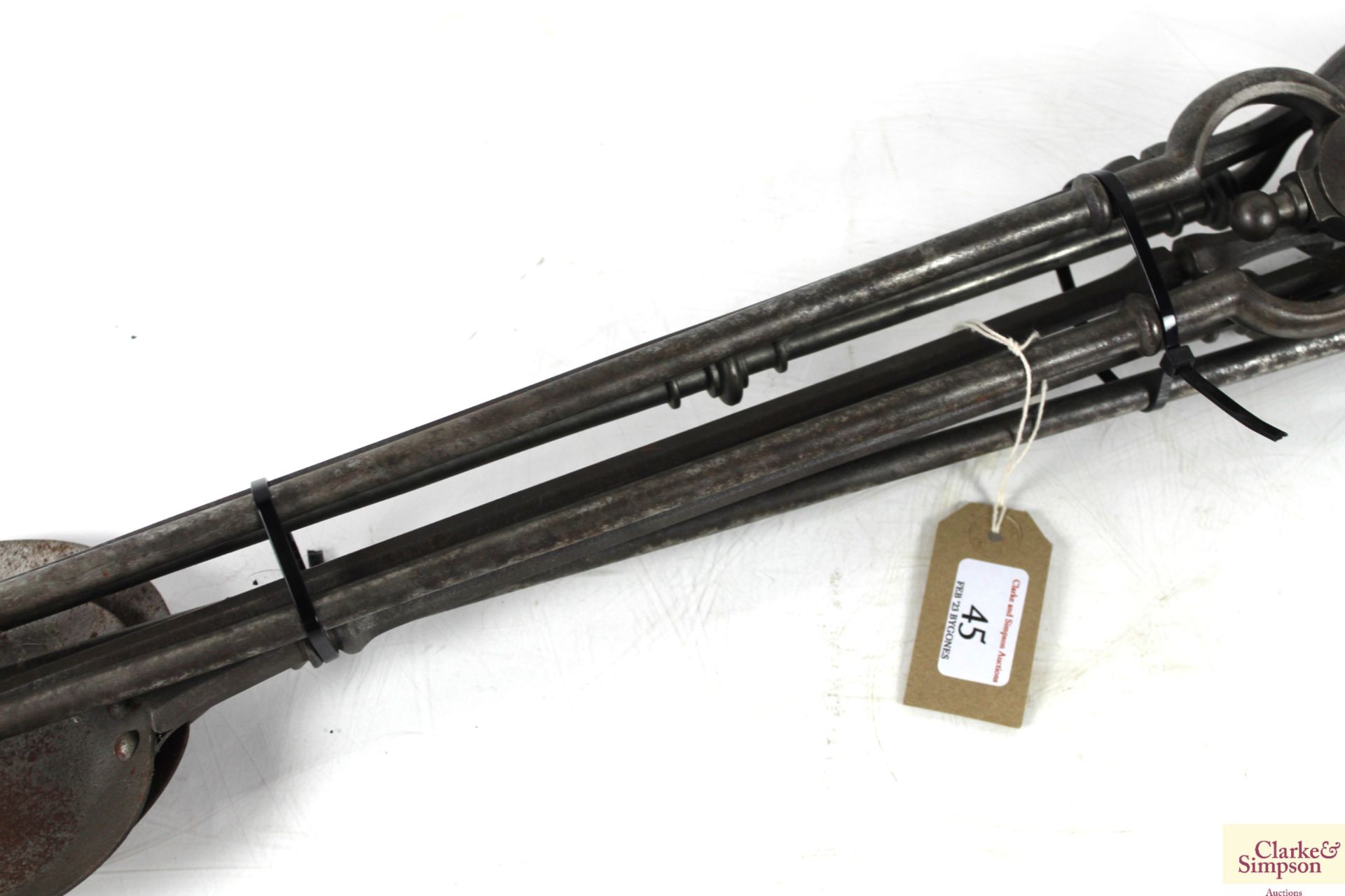 A quantity of steel fireirons - Image 3 of 4