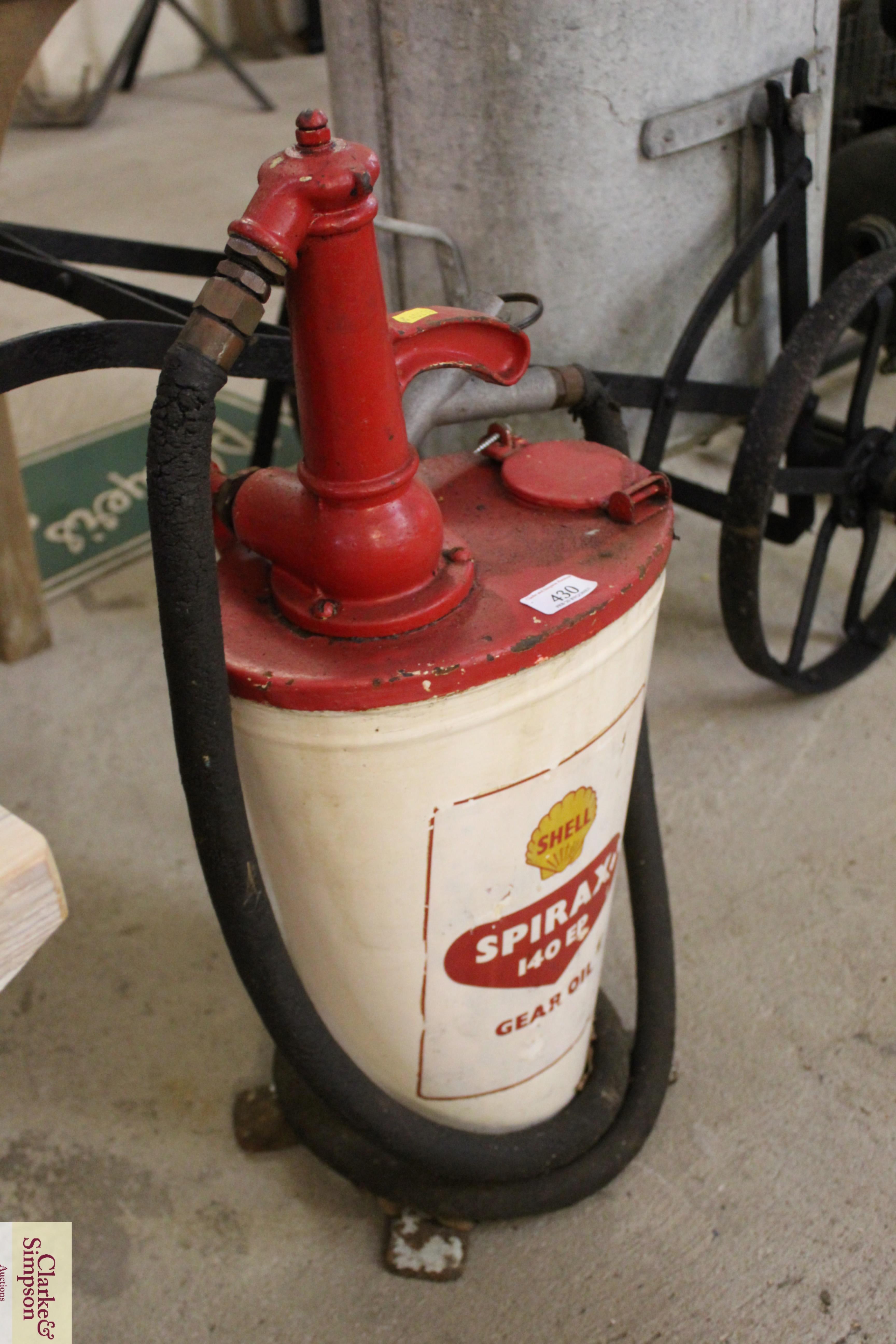 A Shell Spirax 140 Gear Oil Dispenser - Image 2 of 4