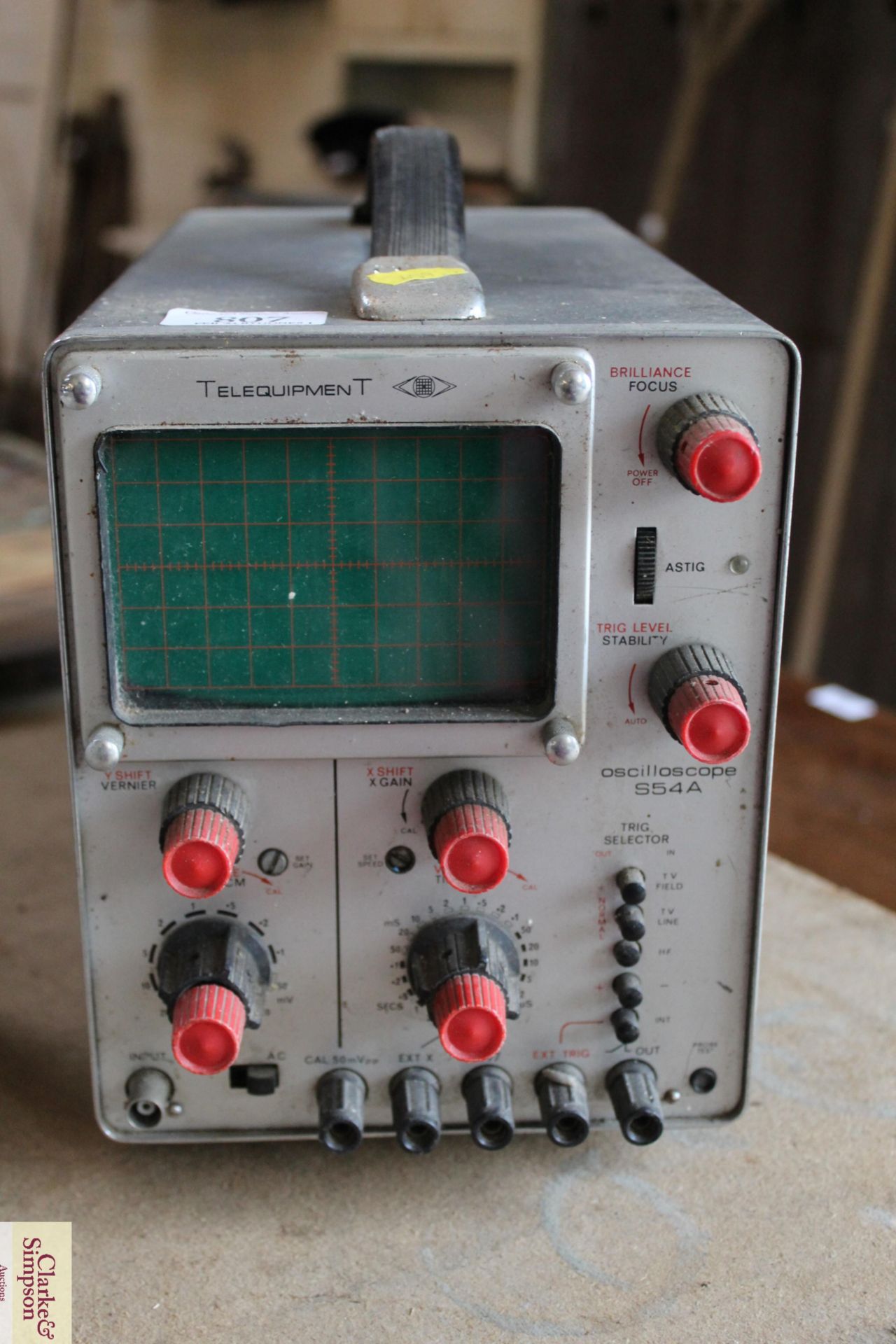 A Telequipment oscilloscope - sold as a collector' - Image 2 of 3