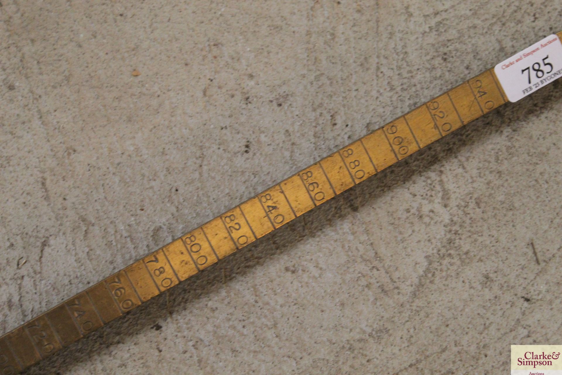 A brass tank fluid measuring stick - Image 5 of 11