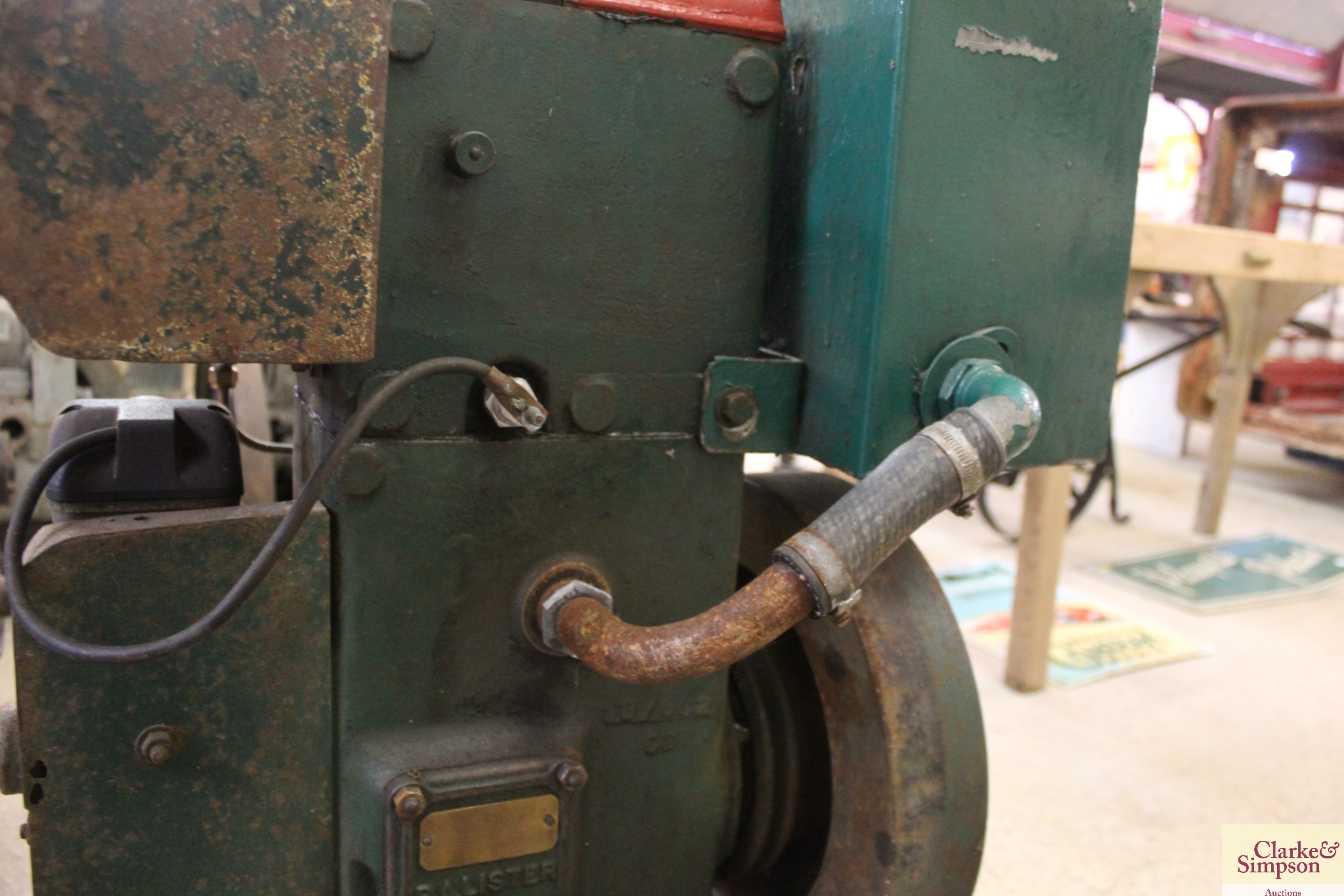 A Lister D stationary engine on trolley base - ven - Image 6 of 19