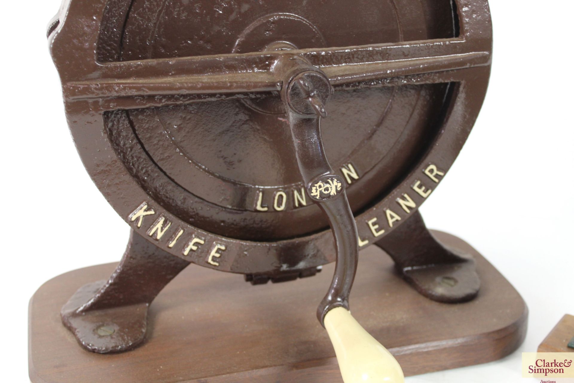 Two vintage Spong knife polishers - Image 3 of 6