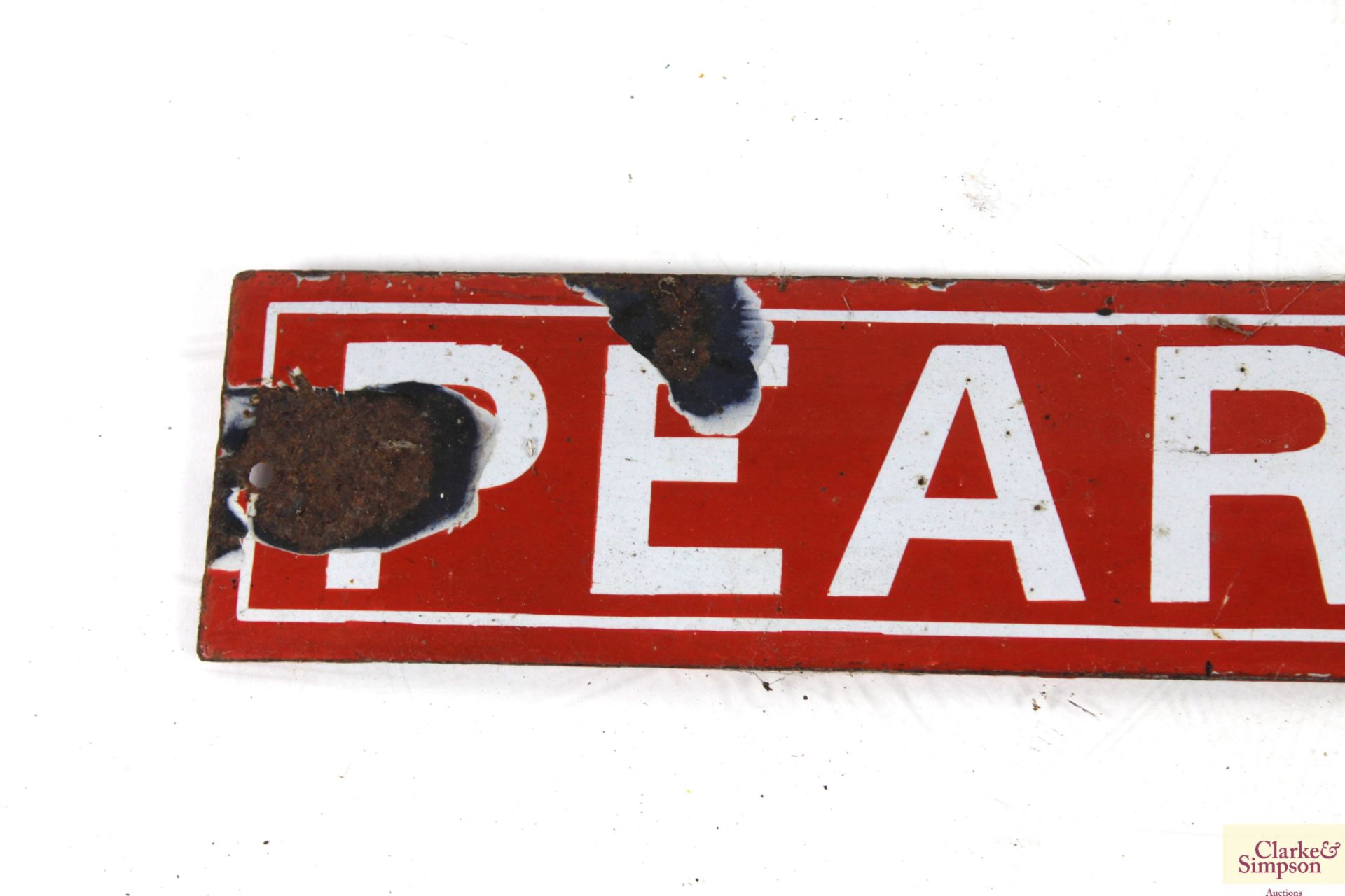 A "Pear's Soap" enamel sign, approx. 18½" x 2¾" - Image 2 of 7