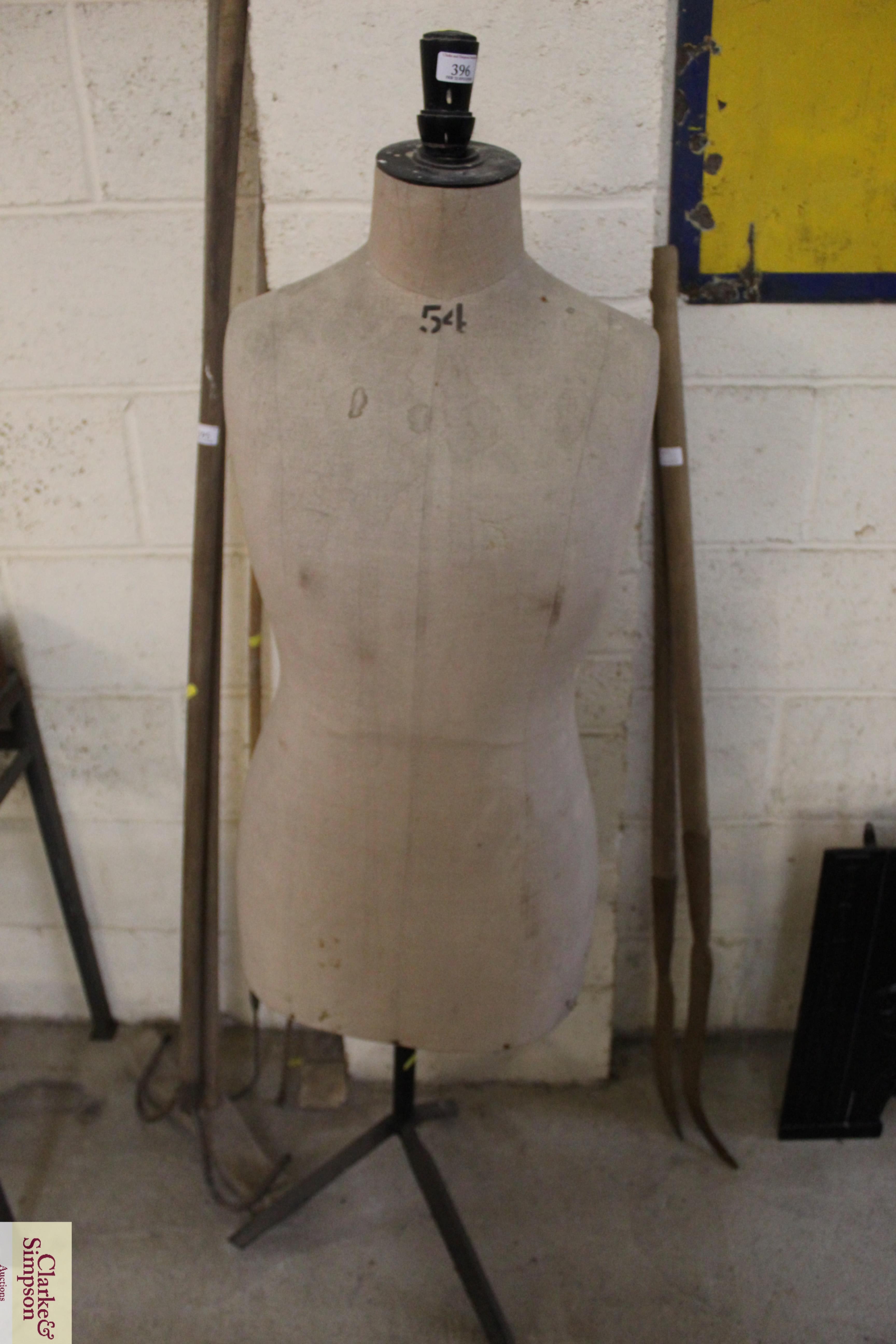 A vintage tailor's dummy