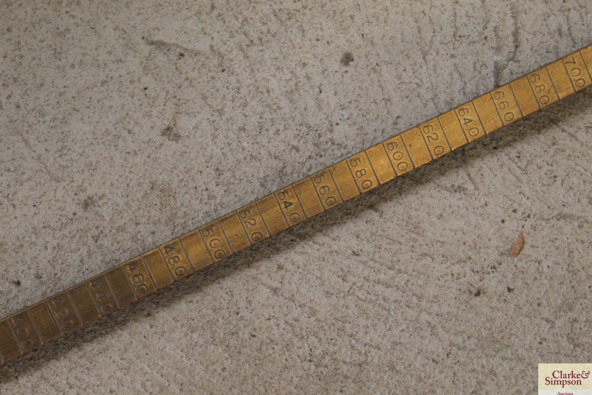 A brass tank fluid measuring stick - Image 7 of 11