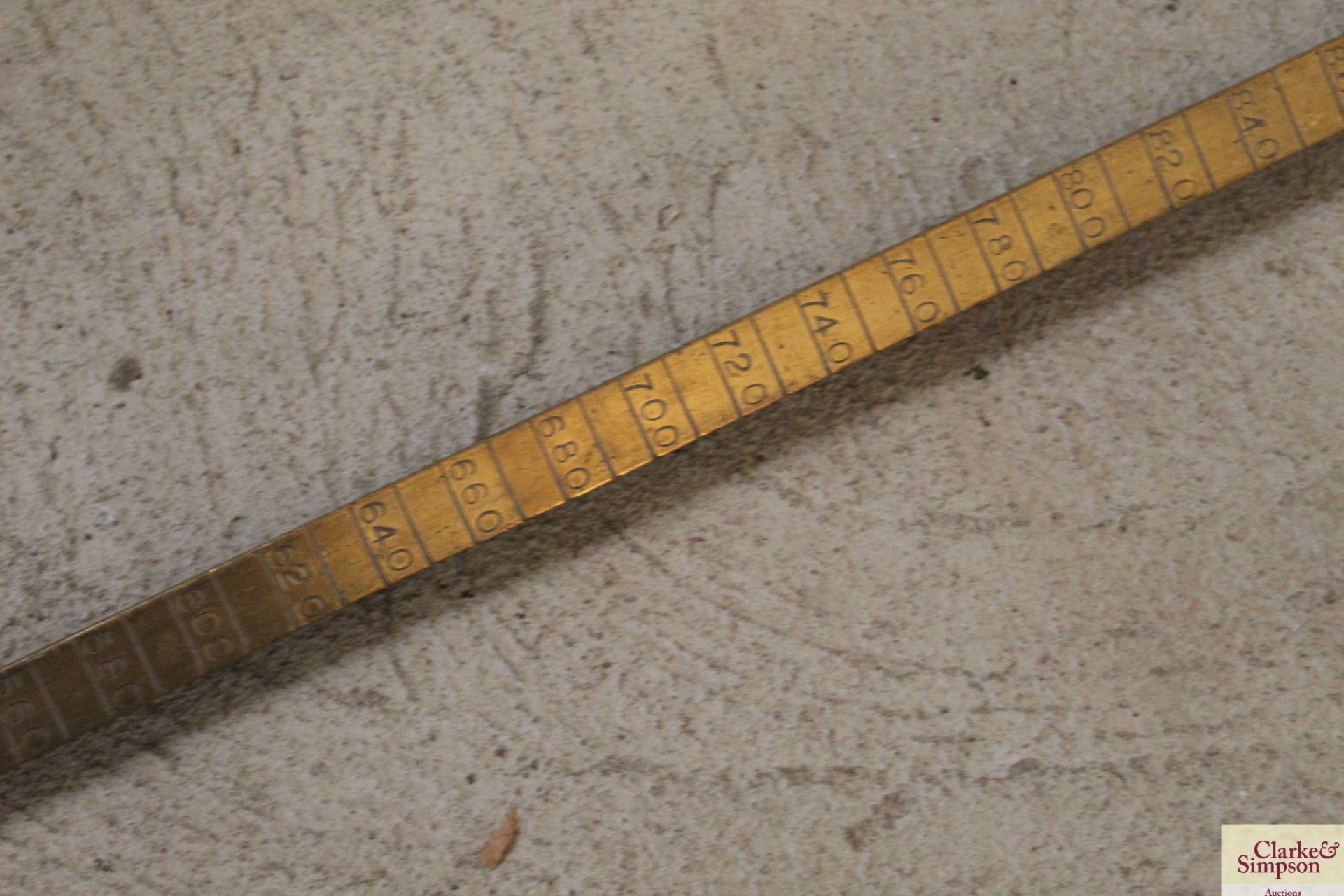 A brass tank fluid measuring stick - Image 6 of 11