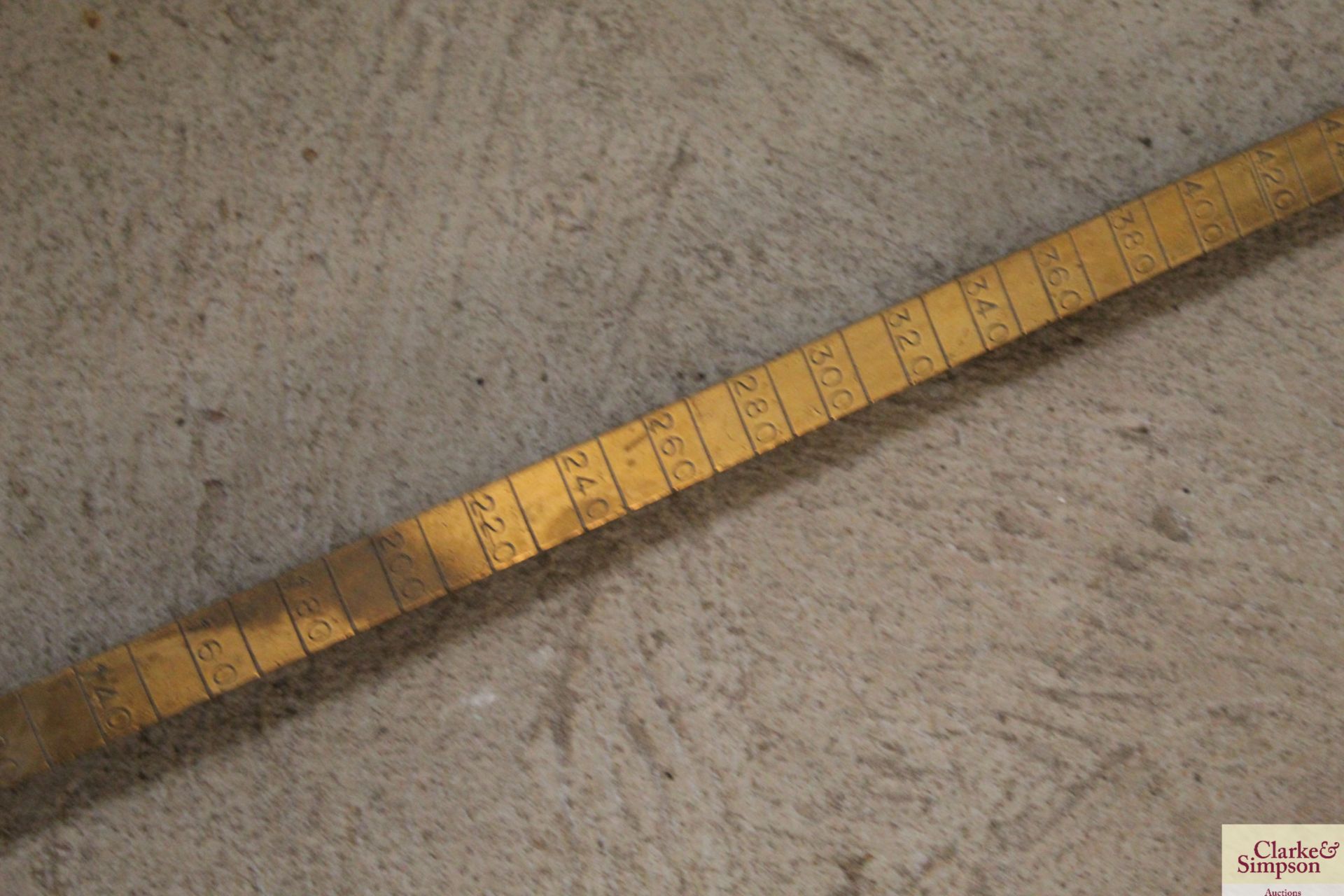 A brass tank fluid measuring stick - Image 9 of 11