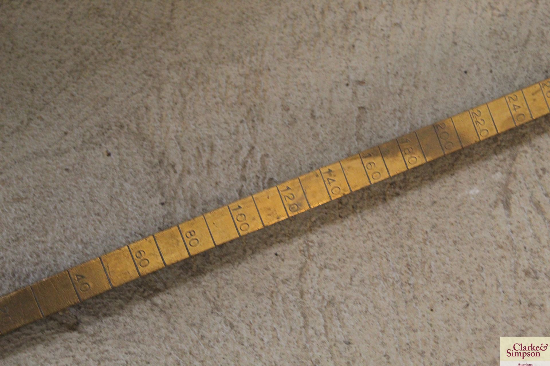 A brass tank fluid measuring stick - Image 10 of 11