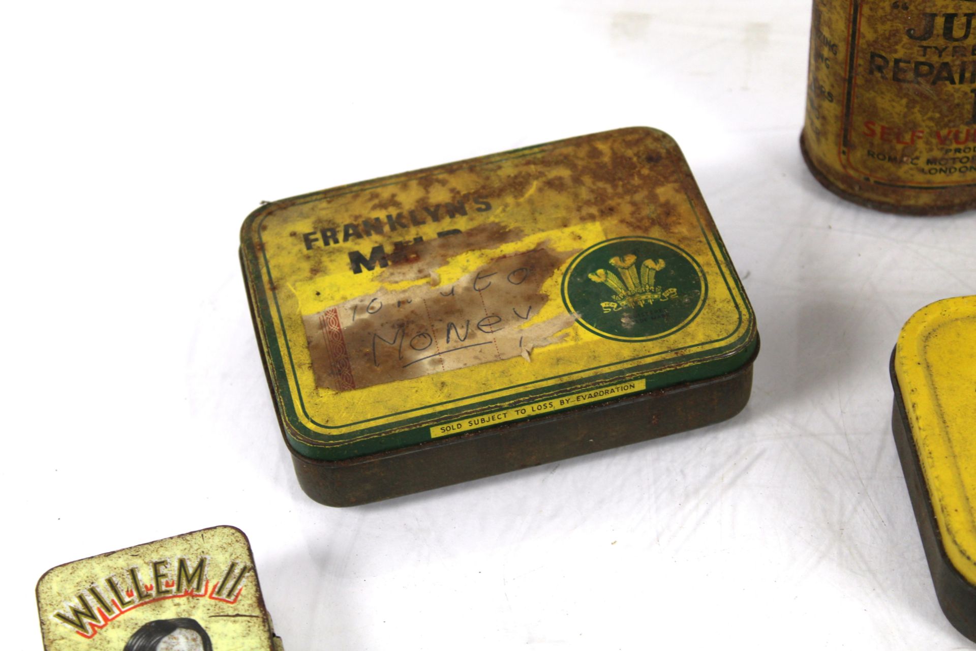 A small box of various collectable tins including - Image 3 of 13