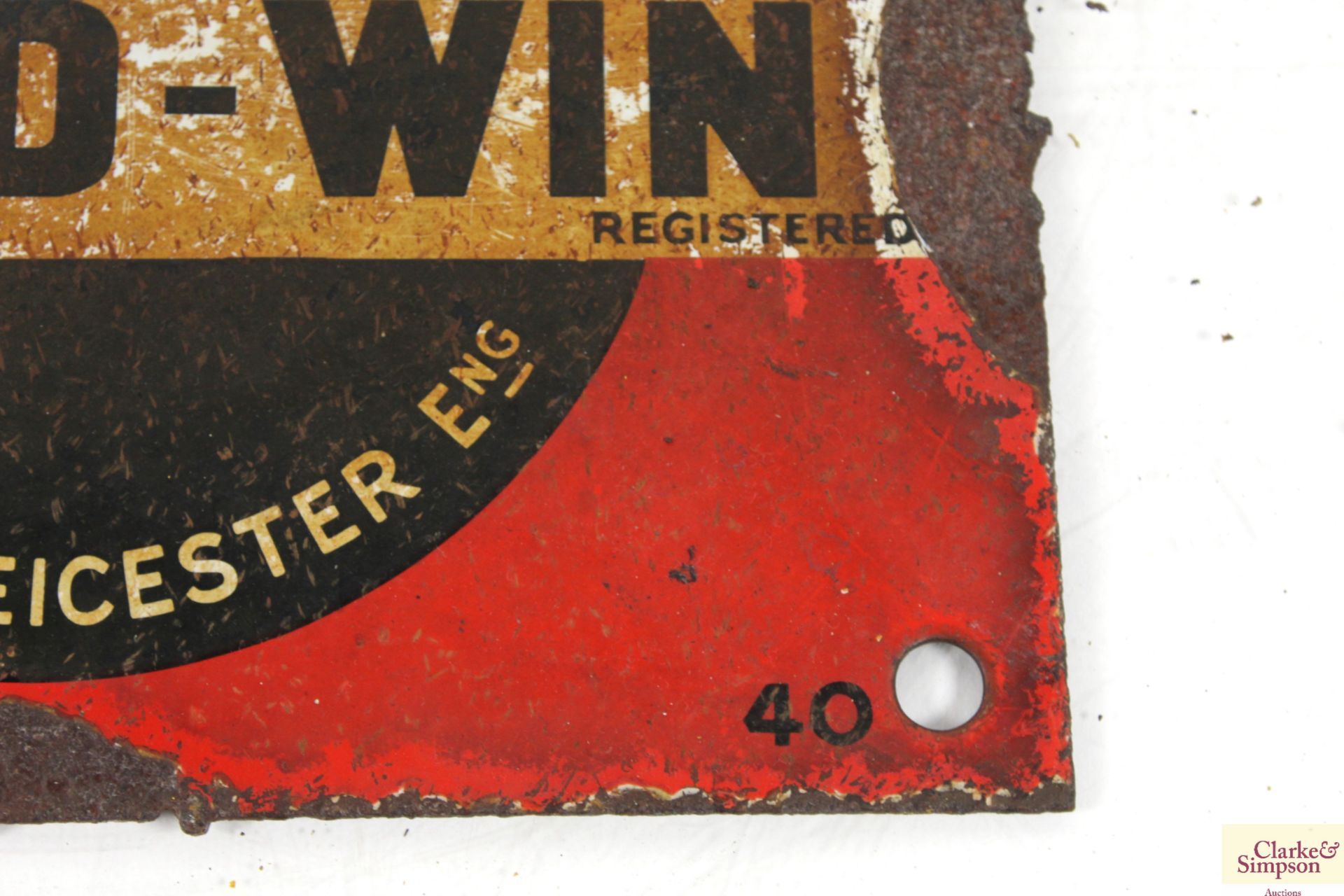 A "Good-Win" enamel sign, approx. 12" x 9" - Image 4 of 10