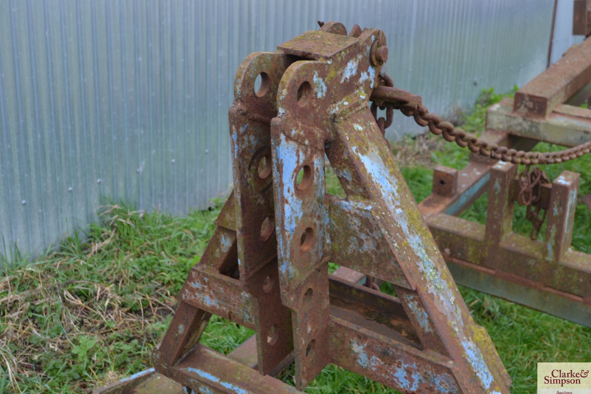 Single leg mounted mole plough. With leg and ceramic expander. V - Image 4 of 9