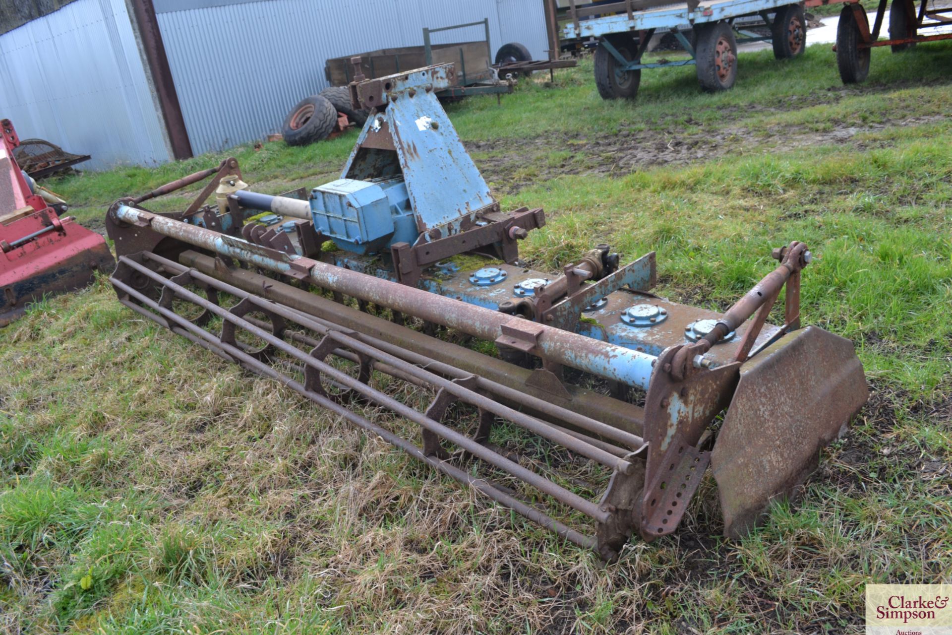 Ransomes 3.5m power harrow. With cage crumbler. V - Image 4 of 19